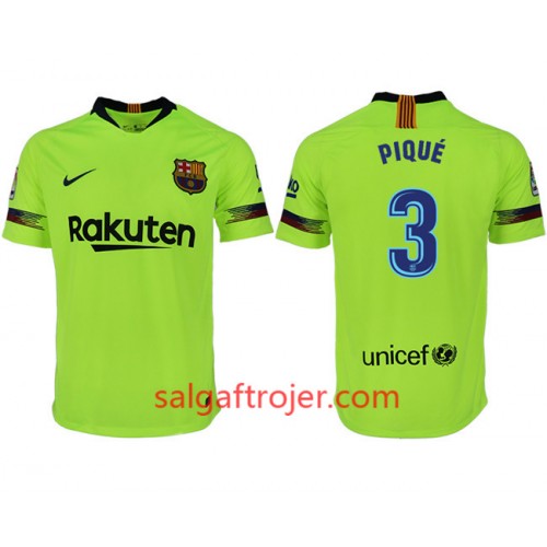 FC Barcelona Fodboldtrøjer PIQUE 3 Udebanesæt 2018/19 Kort ærmer FC Barcelona Fodboldtrøjer PIQUE 3 Udebanesæt 2018/19 Kort ærmer